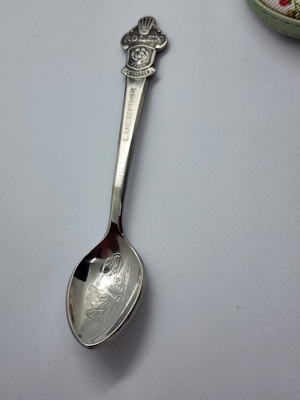 Vintage Rolex Bucherer Lucerne Silver-plated Souvenir Spoon